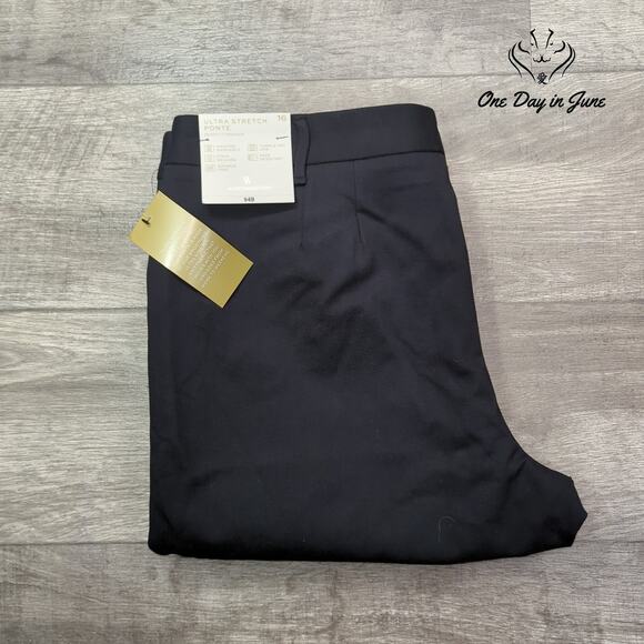 Worthington Ultra Straight Ponte Trouser Pants Size 16 - Picture 6 of 6